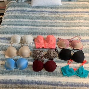 Victoria’s Secret 9 Bra Bundle - 34D